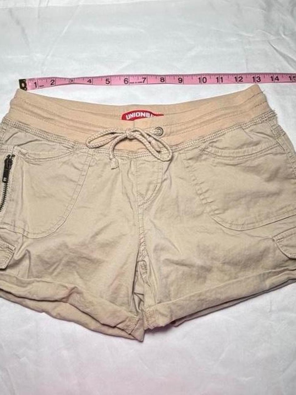 UNIONBAY Tan Drawstring Cargo Shorts - Picture 3 of 6